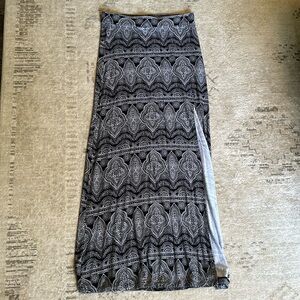 Medallion print Maxi skirt